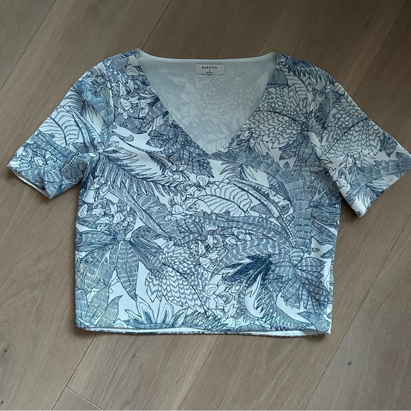 Babaton Blue and White Top Size S 💙🦋 - Picture 1 of 6